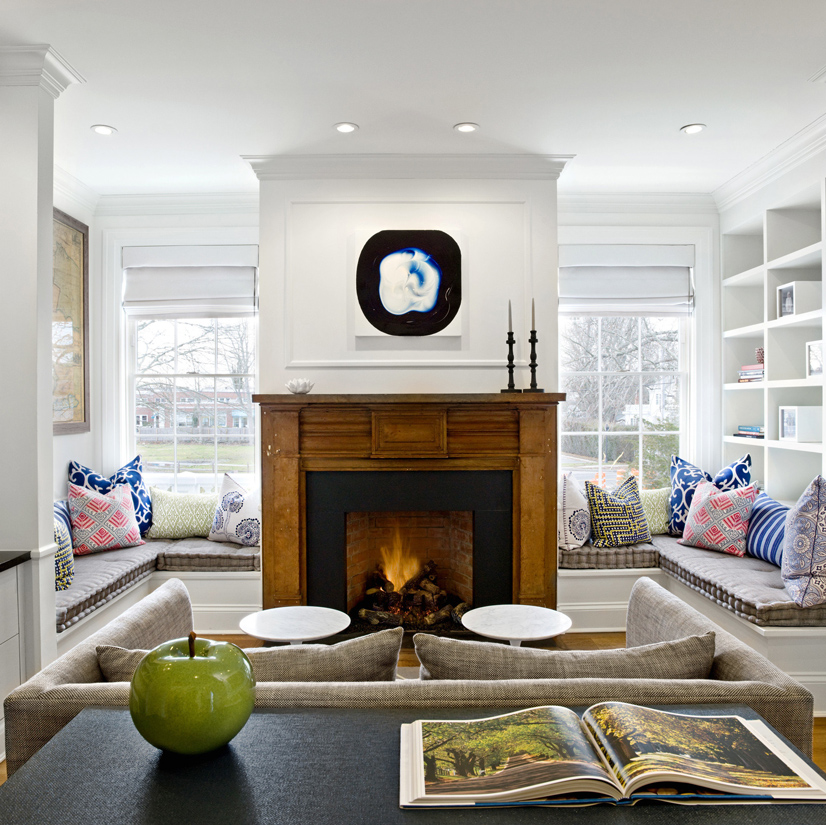 Topping Rose House Fireplace and Kitchen